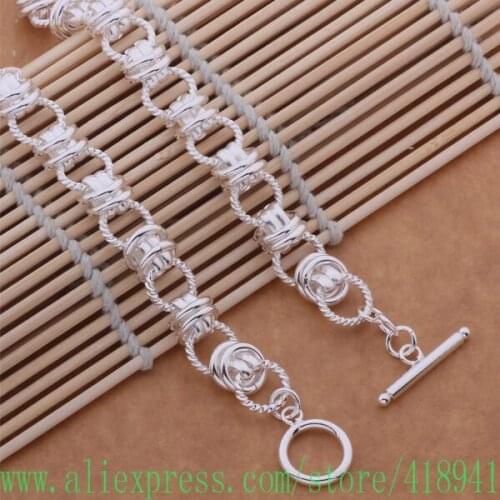 Silver Plated Necklace, Silver Plated fashion jewelry Single trap necklace /eucanlja bveakmla AN633