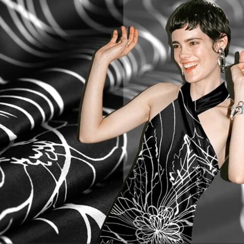 Silk Crepe De Chine Fabric Silk Printing High-quality Soft Comfortable Skin-friendly Breathable Shirt Garment Fabrics Sewing