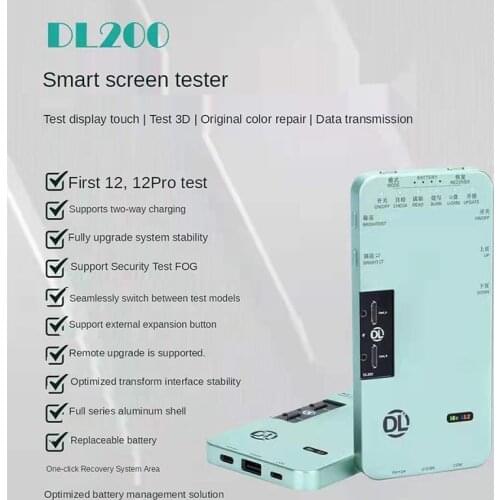 DL S200 LCD Screen Tester For IPhone 12 11Pro MAX XS XR 8 7 6S Programmer Ambient Light Sensor Original Color True Tone 3D Touch