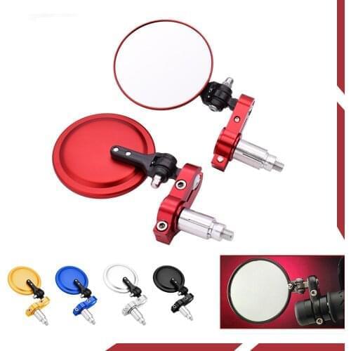 Motorcycle Universal Rearview Mirror Handle Bar Ends 7/8" Mirrors For Yamaha WR250X WR450 SEROW 225 250