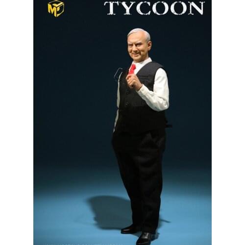 In Stock MCC022 1/6 Scale Collectible Male Action Figure Financial Tycoon Buffett Collection Doll Model for Fans Gifts