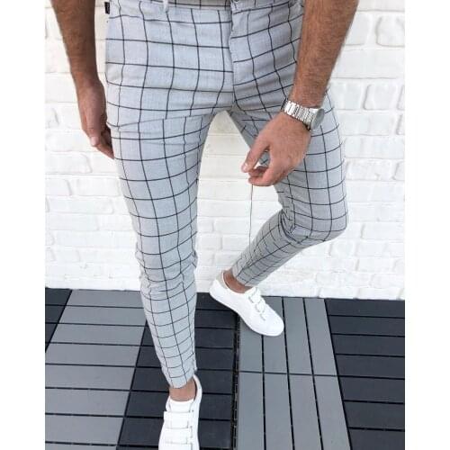 WENYUJH Slim Men's Trousers