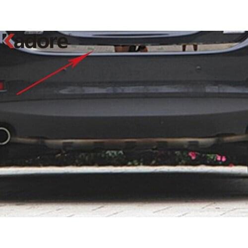 For Mazda 6 Atenza 2014 2015 Stainless Steel Rear Trunk Lid Moulding Cover Tailgate Trim Back Door Garnish Car Accessories