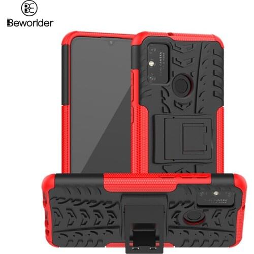 Protect Case For Huawei Honor 9X Pro Stander Hybrid Plastic Silicone Back Cover For Huawei Honor 9C 9A Phone Cases