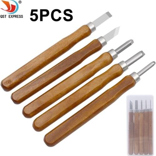 5pcs/lot Wood Carving Chisels Knife For Basic Wood Cut DIY Tools and Detailed Woodworking Gouges Hand Tools