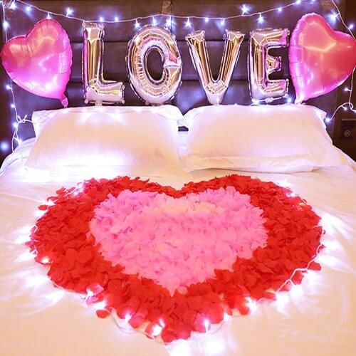 500g/5000piece Valentine Marriage Wedding Decoration Artificial Flower Rose Petal Fake Flower Party Event Accessories