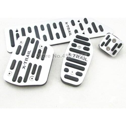 Car Accessories For 2014 2015 2016 2017 Nissan X-Trail XTrail T32 MT Stop braking Rest Footrest Accelerator Pedal Pedale Plates