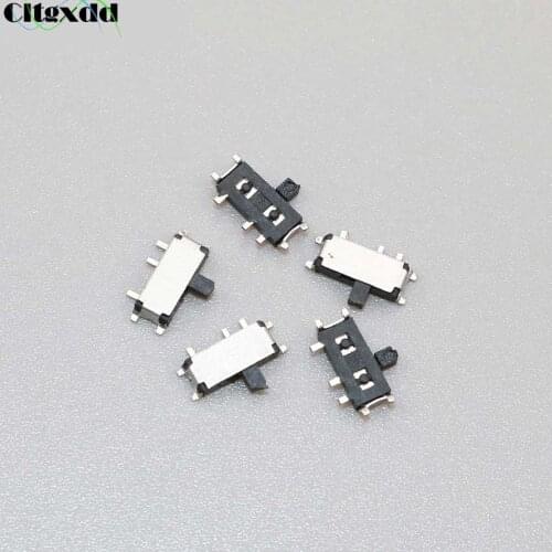 Cltgxdd 10Pcs/Lot Mini 7-Pin On/Off 1P2T SPDT MSK-12C02 SMD Toggle Slide Switch For MP3 MP4