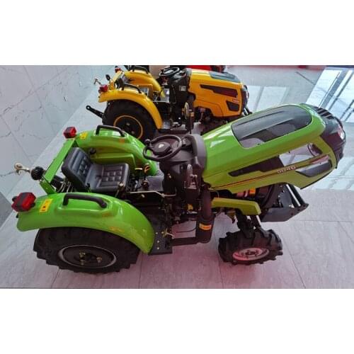 Hot Sale Multifunction Micro Garden Machine50Hp 4WD Wheeled Tractors For Greenhouse