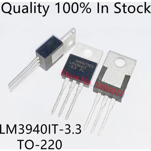 10pcs/lot LM3940IT-3.3 LM3940 TO-220 Linear Regulator