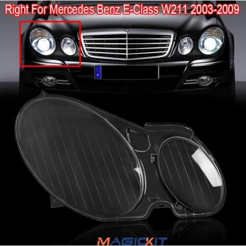 MagicKit 1 x Headlight cover Lens Cover Fit for Mercedes Benz E-Class W211 2003-2009 UK Stock Fast Shipping
