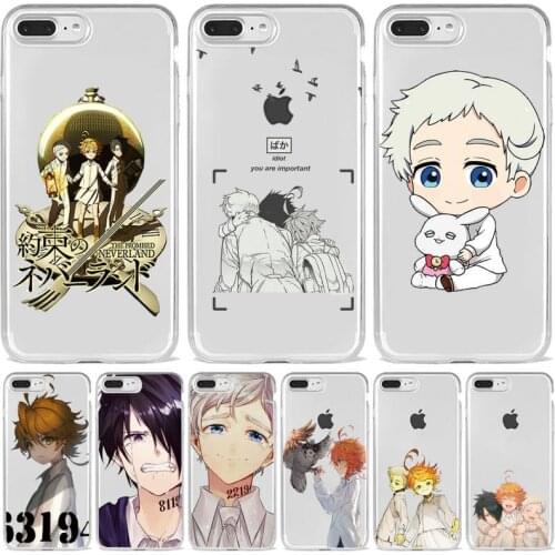 The Promised Neverland anime fashion Phone Case Transparent soft For iphone 5 5s 5c se 6 6s 7 8 11 12 plus mini x xs xr pro max