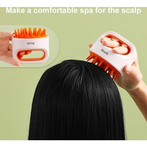 Soft Silicone Head Body Scalp Massage Brush Comb Shampoo Hair Washing Comb Shower Brush Bath Spa Slimming Massage Brush Combs
