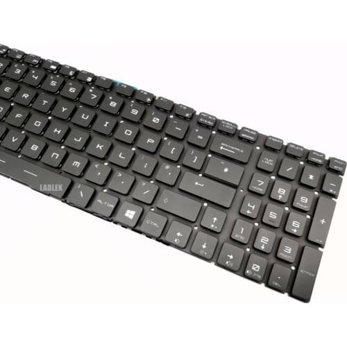New Full RGB Colorful backlit UK keyboard for MSI Gaming GP72MVRX/GP72MX/GP72MVR 7RFX Leopard Pro (UK2072)