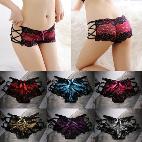 2021 New Hot Fashion Women Sexy Lace Panties Briefs Lady Girls Floral Underwear Knickers Thongs G-String