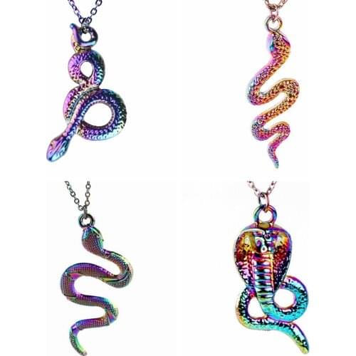 Serpentine Snake Necklaces For Women Men Jewelry Punk Style Chain On The Neck Choker Necklace Girl Pendants And Pendants Vintage