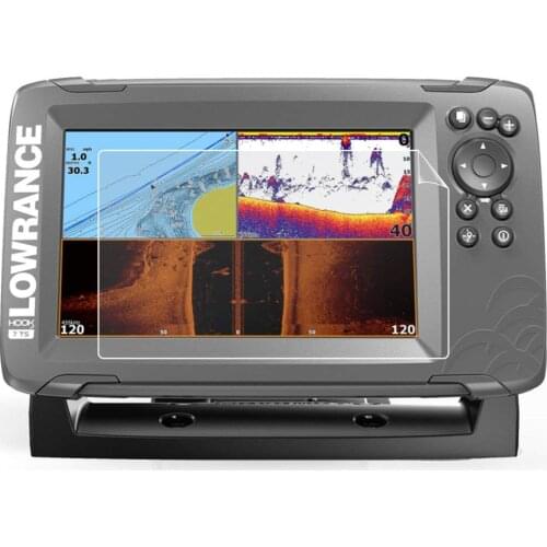 2x Clear LCD Screen Protector Cover Shield Film for Fishfinder GPS LOWRANCE HOOK2 5xHDI