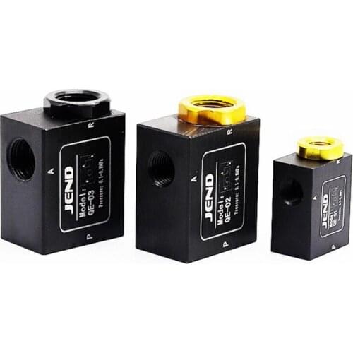 QE-01 QE-02 QE-03 QE-04 Quick Exhaust Valve Increases Cylinder Speed