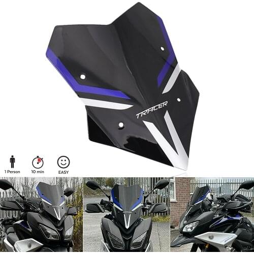 Windshield Wind Screen Shield Deflector Protector Cover Motorcycle FOR YAMAHA Tracer 900 GT 2021 2020 2019 2018