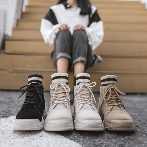 Platform Boots Women 2021 Autumn Winter Comfort Martin Boots Lace-up Fashion Ankle Boots Female Wedges Shoes Casual Short Boots