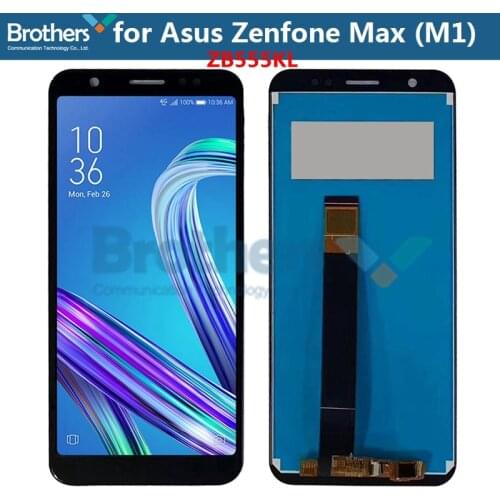 For Asus Zenfone Max M1 ZB555KL LCD Display With Frame Touch Screen Digitizer for ASUS ZB555KL LCD Assembly LCD Screen Test Top