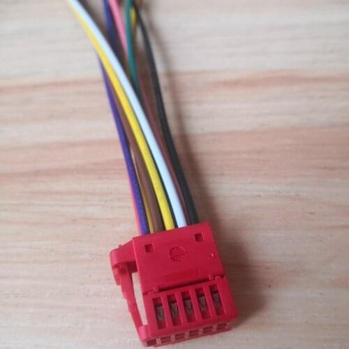 10 Pin/Way Female Lift Switch Seat Adjustment Plug Seat Heating Connector Wire Harness Cable Pigtail For VW Audi 6R0 972 930 A