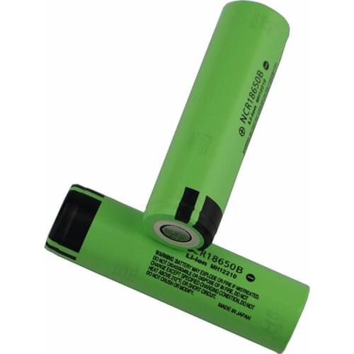 2Pcs/lot Original NCR 18650 battery 3.7V 3400mAh NCR18650B li-ion rechargeable batteries battery for Panasonic Wholesale