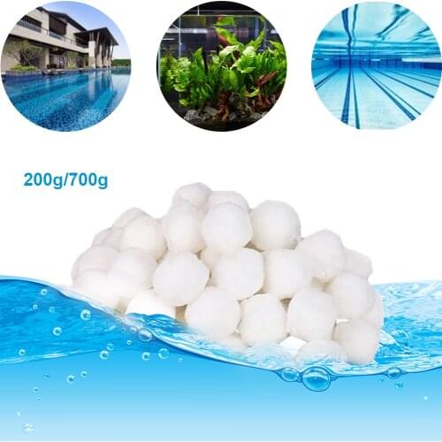 200g 600g 700g Swimming Pool Cleaning Filter Media Net Bag Water Purification Filter Fiber Balls Alternative to Sand Filters