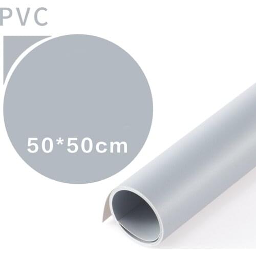 3PC 50x50cm Solid Color PVC Photographer Background White Gray Pink Screen
