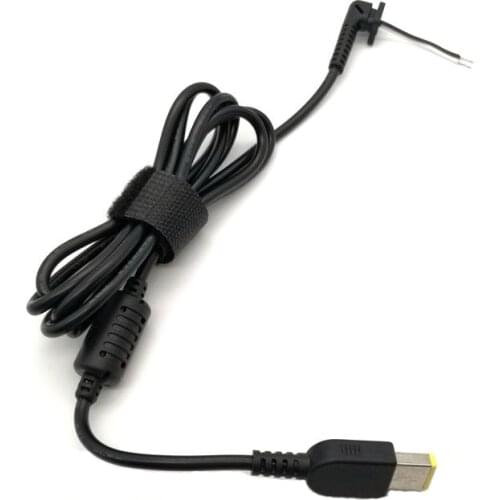 3pcs DC Power Jack Plug USB Pin Square Power Supply Connector Cable for Lenovo New 20V Laptop Charger DC Cord Cable 1.5m