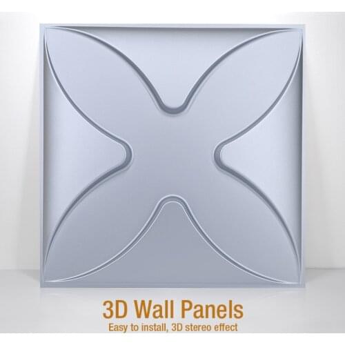 30x30cm 3D art wall panel rose flower wall sticker 3D embossed wood carving flower home wallpaper wall covering decorative board