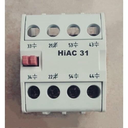 HiAC31,HYUNDAI, Magnetic Contactor Accessories (Top contactor installation), [HiAC31] Aux.Contact Block , (NEW 100%)