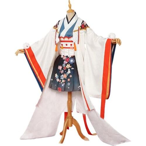 Anime Game Onmyoji Kaguya Hime Cosplay Costume Outerwear Skirt Headbands Socks Daily Carnival Party Festival Uniform Brand New