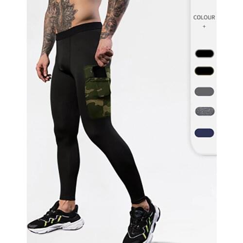 Mens Compression Pants Camo Elastic Fitness Tights Wokrout Running Gym Sweatpants Quick Dry Breathable Sport Jogging Leggings