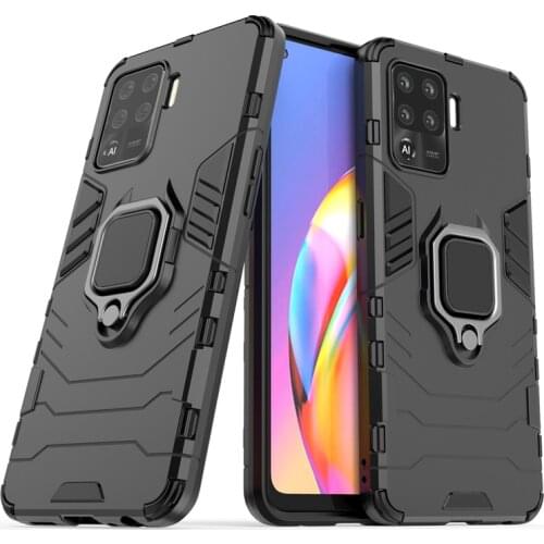 For Cover OPPO Reno 5 Lite Case For Reno 5 Lite Coque Kickstand Shockproof PC Car Holder Magnetic Case For Reno 5 Lite Fundas
