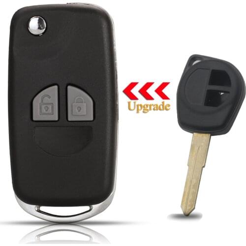 Kutery 2 Buttons Remote Key Shell For Suzuki Alto Baleno Swift SX4 For Nissan Pixo 2009 With 22mm Right Blade