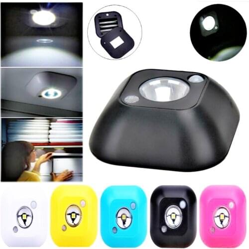 Light Control Body Sensor Lamp Night Light LED Double Induction Light Control Energy-saving Bedside Cabinet Corridor Light