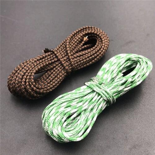 4M/lot Carp fishing lead core brown color 40LB fishing line Chod Rig& hair Rig Braided woven coated Leader Carp Line accessories