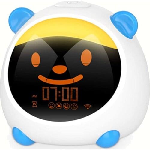 Best WiFi Kids Alarm Clock Smart Kids Training Wake Up Alarm Clock Smart Alarm Clock for Kids Bedroom Alarm Clock EU Plug