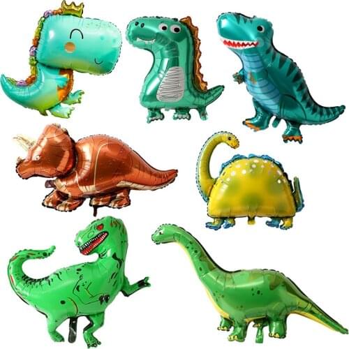 Cartoon dinosaur balloon children tyrannosaurus dinosaur balloon children birthday party party decoration balloon wholesale