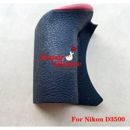 New Original Front Cover Rubber Hand Grip Rubber With Tape Repair Part For Nikon D3500 SLR