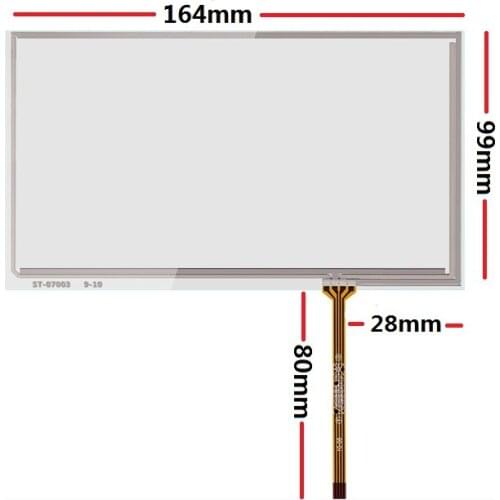 New 7-inch touch screen 164*99mm for HSD070IDW1-D00 A20 A21 AT070TN90