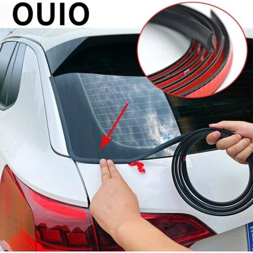 OUIO Car Rubber Soundproof Rear Windshield Seal Strips For Mercedes Benz Accessories W204 W205 W203 W212 W213 cla W176 W177 AMG