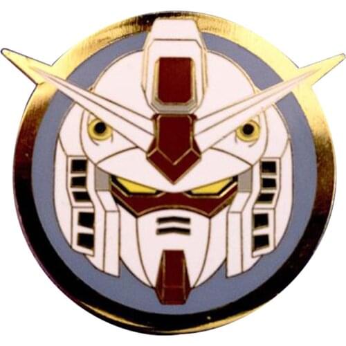 Gundam manned robot enamel pin weapon for the Earth Federation pin Japanese Anime brooch