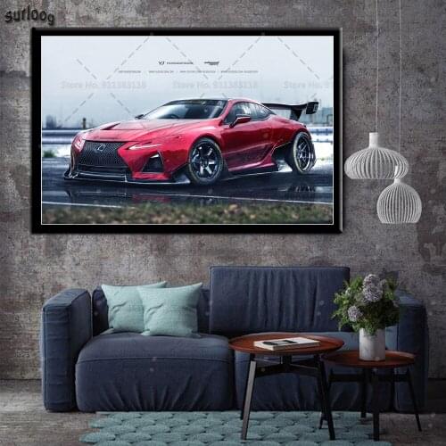 Posters and Prints Ford Mustang BMW E30 Nissan GTR Racing Car Wall Art Pictures Poster Canvas Painting for Home Decoration