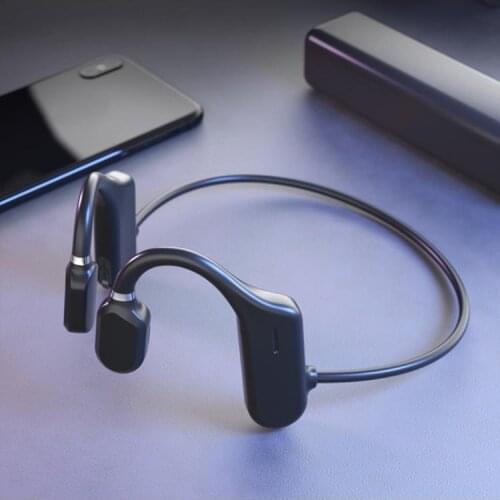 Bone Conduction Portable Earhook Earphone Wireless Bluetooth 5.0 Open Headset LX9B