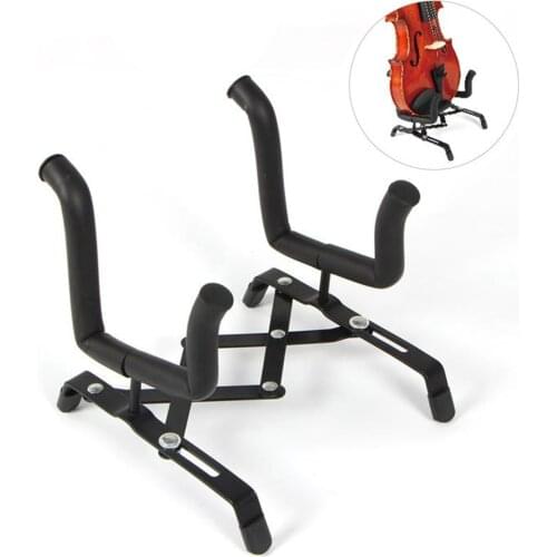 Adjustable Ukulele Stand Folding Stand Violin Holder Retractable Universal for Violin Ukulele Shelf Pad Foam Protect