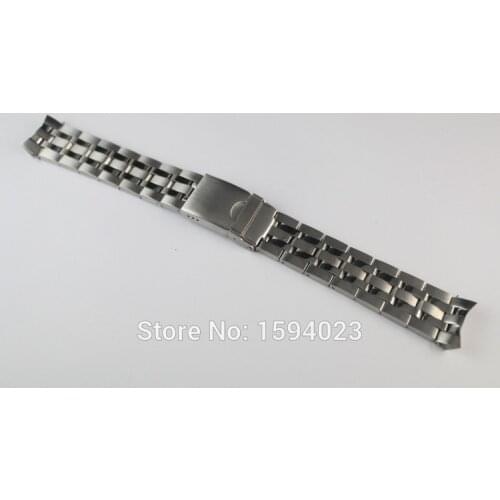19mm PRC200 T055417 T055430 T055410 Watchband Watch Parts male strip Solid Stainless steel bracelet strap