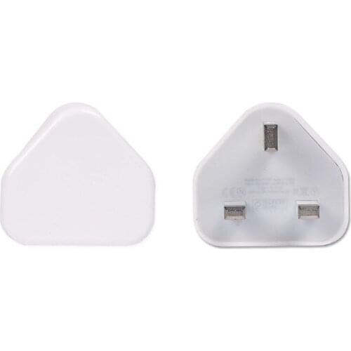 White UK Plug USB Charger AC Wall charger usb Power Adapter Charger Original quality for iPhone4/4S/5/6/7/8 cell phone 50pcs/lot