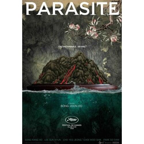 PARASITE CANNES MOUNTAIN MOVIE Art Film Print Silk Poster Home Wall Decor 24x36inch